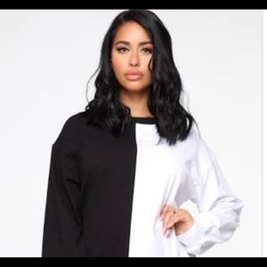 Fashion Nova Cropped Sweatshirt